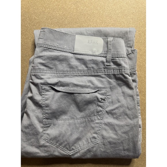 Brax Feel Good Men's Cadiz Ultralight Gray Pants Size 34/34 - Picture 1 of 9